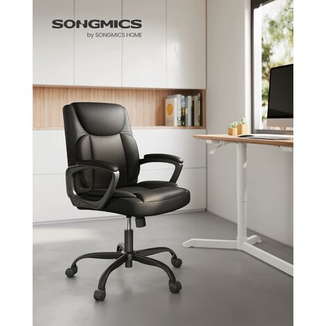 Realspace synchro tilt ergonomic office chair with adjustable armrest online and seat florence black