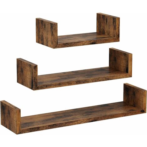 Vasagle U Shaped Wall Shelves Set Of 3, Are Floating Shelves Still In Style