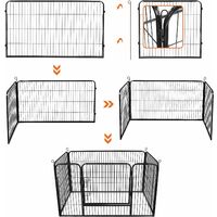 collapsible wire exercise pen