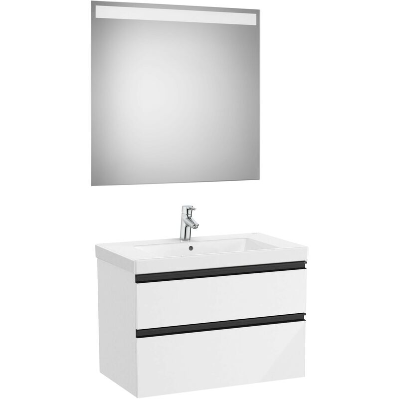 Mueble baño Domi Roca - lavabo desplazado