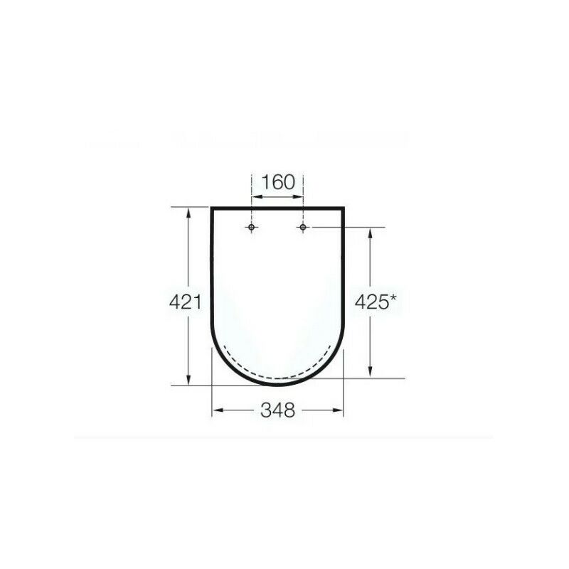 Tapa y asiento amortiguada para inodoro Roca Victoria A801B6200B - Fontgas  On Line