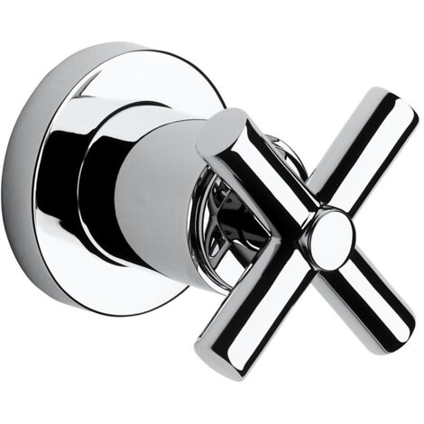 Roca – Llave de paso recto 1/2" o 3/4" con índice frío – Instalación mural – Diámetro 18 mm – Control de flujo preciso (1/3)