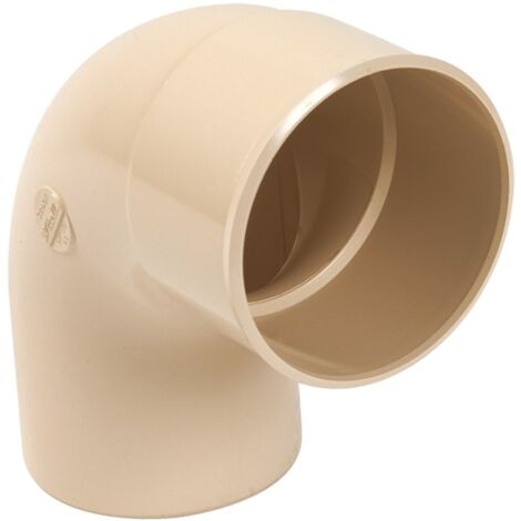 Codo bajante macho-hembra ángulo 87º - RIUVERT  Color: Blanco - Medidas: Ø100mm x 87º