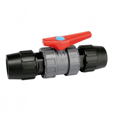 Válvula de esfera enlace tubo PE - JIMTEN Medidas: 40 mm (1/2)