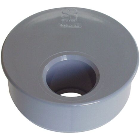 Tapón reductor PVC para tuberías - RIUVERT Medidas: 125-75 mm (1/2)