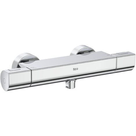 Grifo termostático exterior para ducha ROUND T-1000 - ROCA Color: Cromado