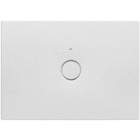Plato de ducha extraplano blanco de SENCERAMIC® CRATOS - ROCA Medidas: 1000x700 mm