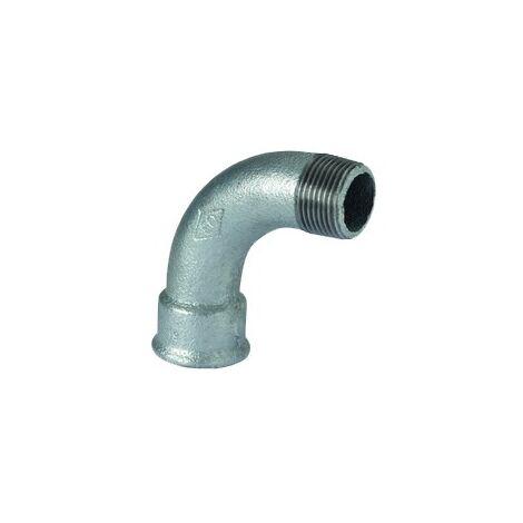 Curva galvanizada 90º M/H - ATUSA Diámetro: Ø1"