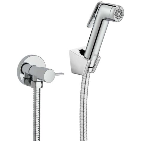 Kit de ducha de 1 salida para bidé con llave de paso BE FRESH - ROCA