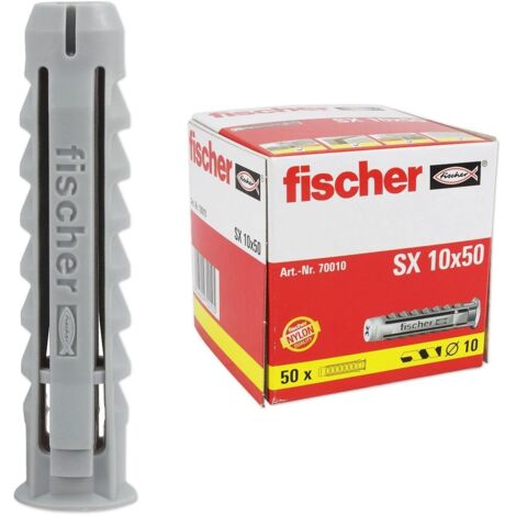 Tacos de expansión SX-6 SX-8 SX-10 SX-12 - FISCHER Medidas: 10 mm