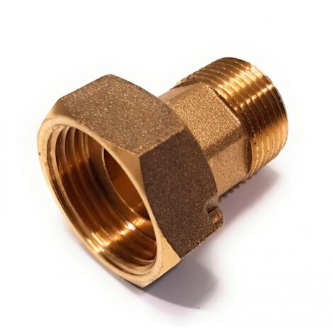 Conjunto de cono contador, junta y tuerca con precinto - INYECTOMETAL Medidas: 3/4"x1/2" (1/3)
