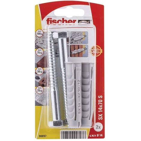 Blister de tacos SX - FISCHER Medidas: 14 mm (1/3)