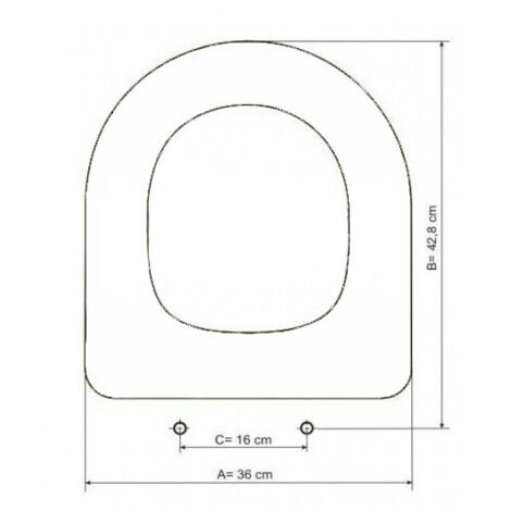 Roca Meridian-N Toilettensitz Mit Soft-Close – Weiß, Antibakteriell, Für Meridian-Serie