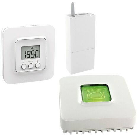 Pack Termostato inalámbrico y bridge V3+ con Cabezal termostático