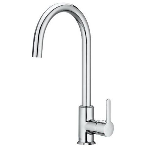 Roca Mencia grifo monomando repisa para cocina con caño curvo giratorio A5A7409C00 (1/2)