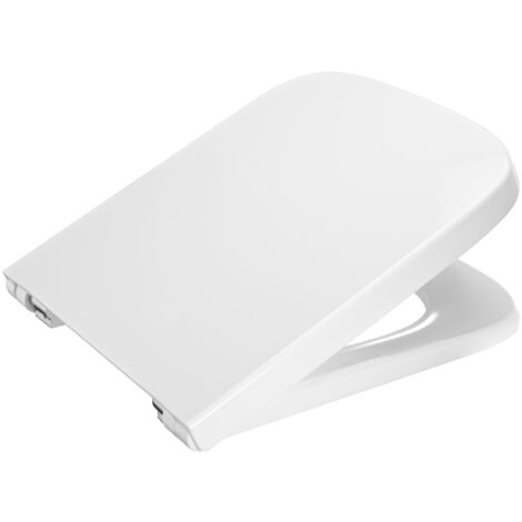 Tapa y asiento para inodoro compacto DAMA - ROCA Color: Blanco