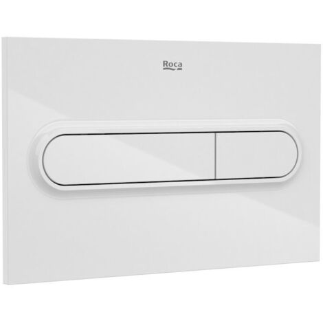 Placa de accionamiento con descarga dual PL1 DUAL (ONE) IN-WALL - ROCA Color: Acero Inox (1/3)