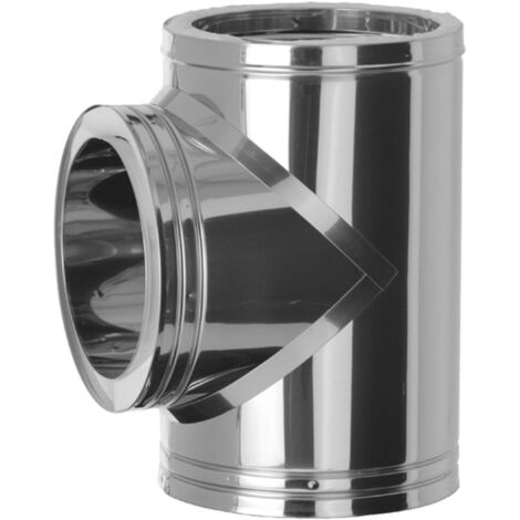 Te 90º de acero inoxidable - DINAK Longitud: 150 mm