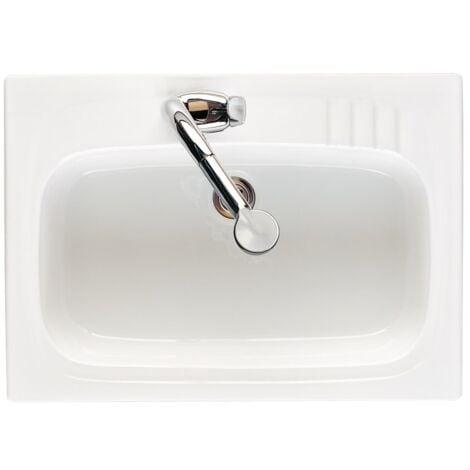 Fregadero de gres 1 cubeta LUGANO - ROCA Medidas: 600x500x180 mm