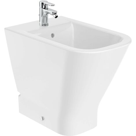 Bidé Comfort adosado a pared sin tapa SQUARE THE GAP - ROCA