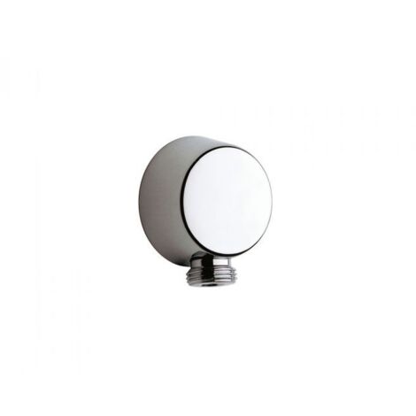 ROCA AG0083700R AQUA Toma de Agua Cromada de 1/2" para Flexible de Ducha Cromo - ref: AG0083700R