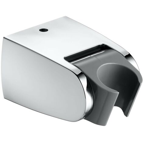 Support De Douche Articulé Murale - Fixation Chromée Pour Pomme De Douche - Réglable En Hauteur Et Angle