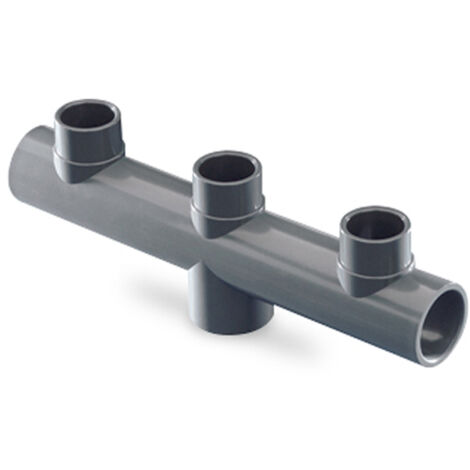 Colector de 3 vías encolar - HIDROTEN Diámetro: Ø50 mm