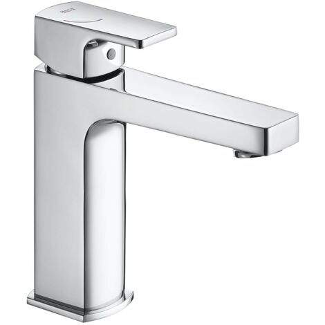 ROCA A5A3C01C00 L90C Grifo Monomando Lavabo Mezzo Liso Desagüe Clic Clac con Cromo - ref: A5A3C01C00 (1/2)