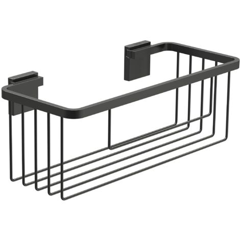 Contenedor de rejilla para pared RUBIK - ROCA Color: Negro
