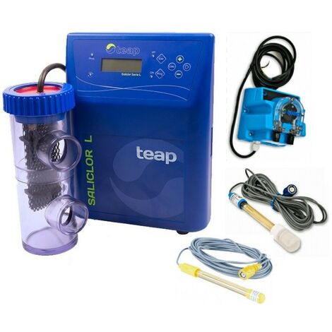 Clorador Salino Saliclor Serie L con control PH/REDOX integrado - TEAP Modelo: Saliclor L 120