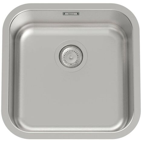 Fregadero de 1 cubeta de acero inoxidable PORTO - ROCA Medidas: 450x450x180 mm