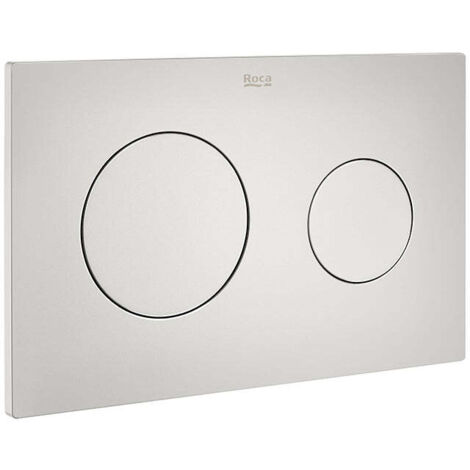 Placa de accionamiento con descarga dual (mate) PL10 DUAL (ONE) - ROCA Color: Perla (1/2)