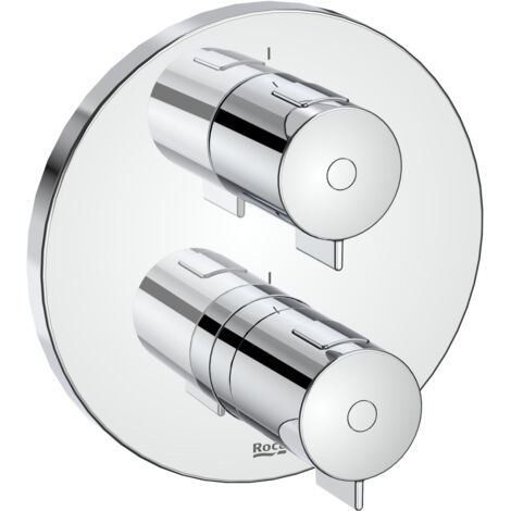 Grifo termostático empotrable para baño-ducha (2 vías) T-500 - ROCA