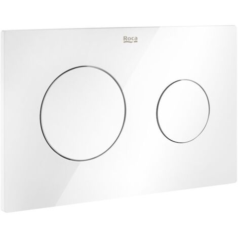 ROCA A890189000 PL10 ONE DUAL Pulsador Blanco Posterior a 2021 - ref: A890189000