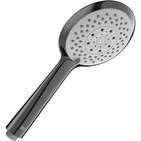 ROUND - Kit de ducha. Incluye ducha de mano de 130 mm de 4 funciones, barra  de