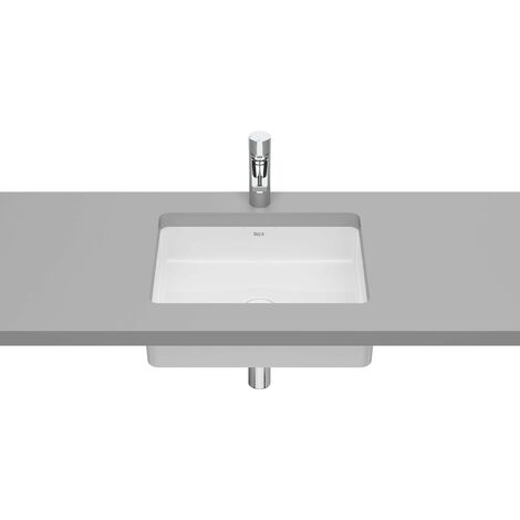 Lavabo de FINECERAMIC® de bajo encimera INSPIRA - ROCA Color: Blanco mate (1/3)