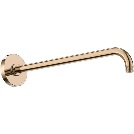 ROCA A5B0250RG0 Brazo Ducha Pared 400 Color Oro Rosa - ref: A5B0250RG0 (1/2)