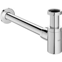 ROCA A506406400 AQUA Mini Sifón Mural Cilíndrico de 1 1/4" Lavabo Tubo de 300 Mm - ref: A506406400