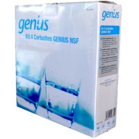 Kit 4 Cartuchos Genius NSF Recambios Osmosis ATH
