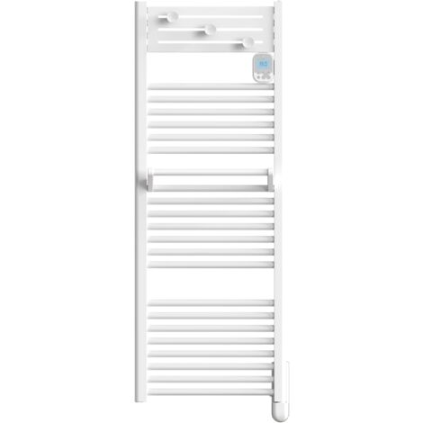 Radiateurs sèche-serviettes à inertie fluide NOIROT Actibain 750W L50 blanc