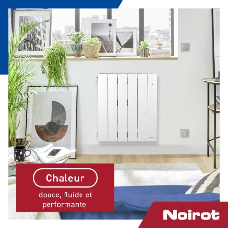 Radiateur à inertie fluide NOIROT Optiflo horizontal 2000W blanc