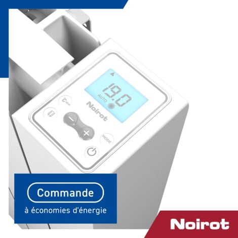 Radiateur à inertie fluide NOIROT Optiflo horizontal 2000W blanc