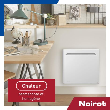 Radiateur à inertie sèche fonte NOIROT Alliage horizontal 2000W blanc