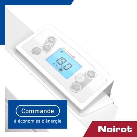 Radiateur à inertie sèche fonte NOIROT Alliage horizontal 2000W blanc