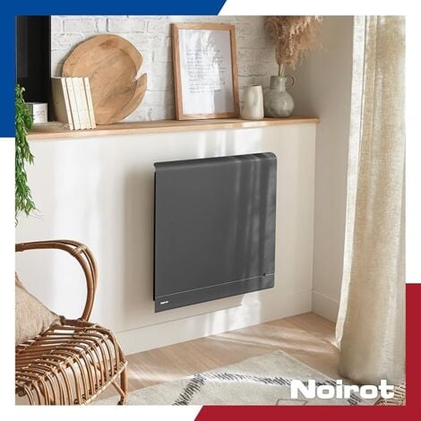 Radiateur à inertie sèche NOIROT Caldera Neo horizontal 1500W anthracite