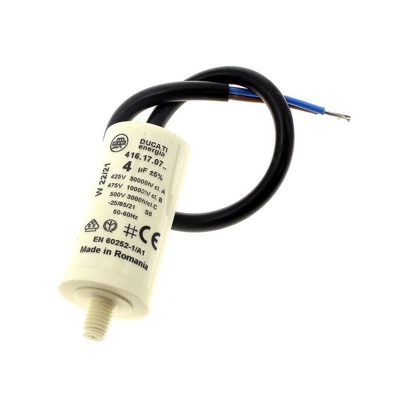 Kondensator 4µF Für Spülmaschine - Universalersatz Für Whirlpool, Bosch, Siemens & Mehr