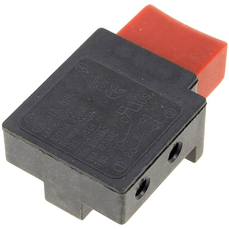 Gashebelgriffschalter Für Rasenmäher - Ersatz-Gasgriff In Rot/Schwarz