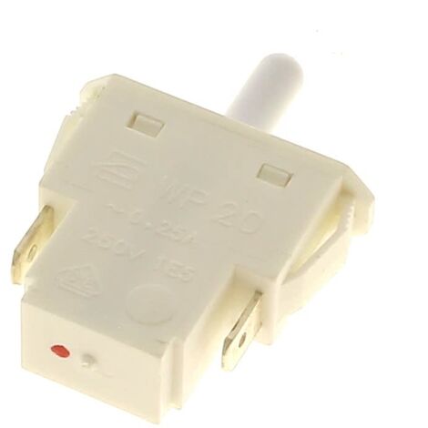 PULSANTE LUCE FRIGORIFERO ARISTON INDESIT FRIGO 250 V - 2 CONTATTI Nc C00269274 C00075585 - Foto 8