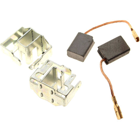 Kohlebürsten + Halterung pro 2 11x16x6 mm für Schleifmaschine parkside