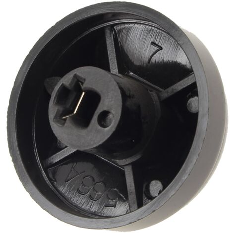 Manopola Piatta Liscia Per Mezzi Agricoli Ama - In PVC, Misura Interna 5-6 Mm, Lunghezza 70 Mm